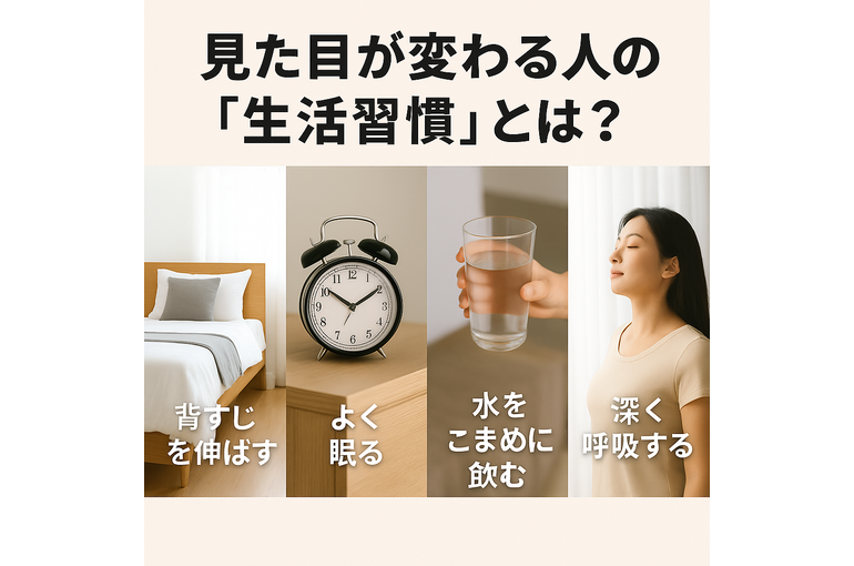 見た目が変わる人は、どんな習慣を持っている？